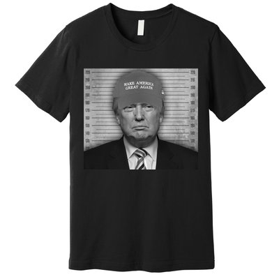 Donald Trump Mugshot Make America Great Again Premium T-Shirt