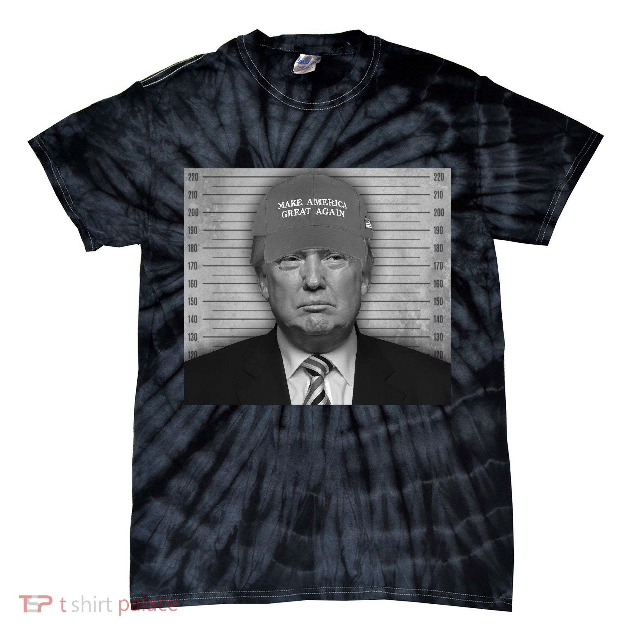 Donald Trump Mugshot Make America Great Again Tie-Dye T-Shirt