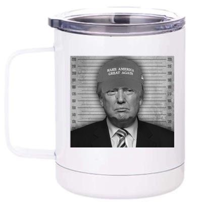 Donald Trump Mugshot Make America Great Again 12 oz Stainless Steel Tumbler Cup