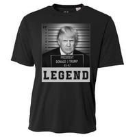 Donald Trump Mug Shot Legend Trump Mugshot 2024 Cooling Performance Crew T-Shirt