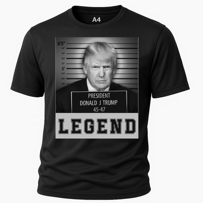 Donald Trump Mug Shot Legend Trump Mugshot 2024 Cooling Performance Crew T-Shirt