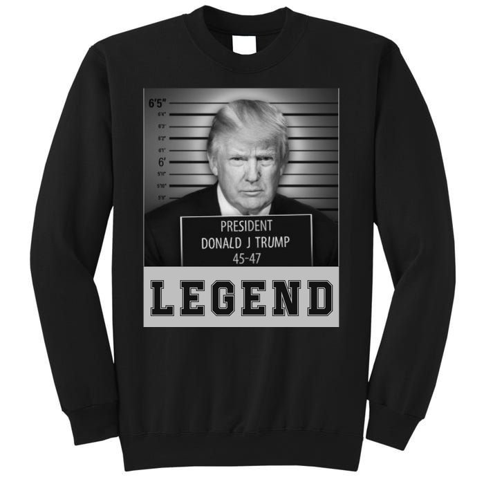 Donald Trump Mug Shot Legend Trump Mugshot 2024 Sweatshirt