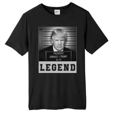 Donald Trump Mug Shot Legend Trump Mugshot 2024 Tall Fusion ChromaSoft Performance T-Shirt