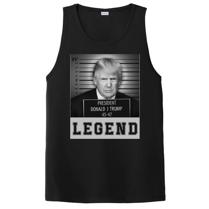 Donald Trump Mug Shot Legend Trump Mugshot 2024 PosiCharge Competitor Tank