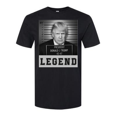 Donald Trump Mug Shot Legend Trump Mugshot 2024 Softstyle CVC T-Shirt