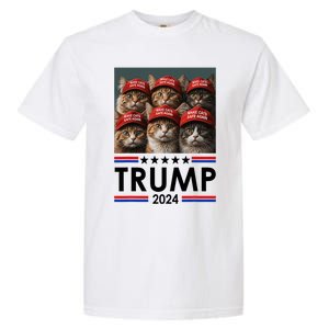 Donald Trump Make Cats Safe Again 2024 Debate Funny 2024 Election Garment-Dyed Heavyweight T-Shirt