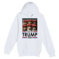 Donald Trump Make Cats Safe Again 2024 Debate Funny 2024 Election Premium Pullover Hoodie