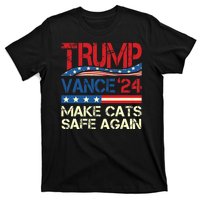 Donald Trump Make Cats Safe Again 2024 Debate Funny T-Shirt