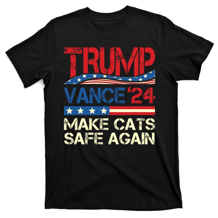 Donald Trump Make Cats Safe Again 2024 Debate Funny T-Shirt