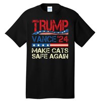 Donald Trump Make Cats Safe Again 2024 Debate Funny Tall T-Shirt