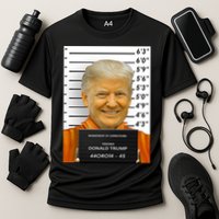 Donald Trump Mugshot Jail Prison Performance Shirt