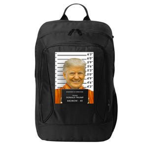 Donald Trump Mugshot Jail Prison City Backpack