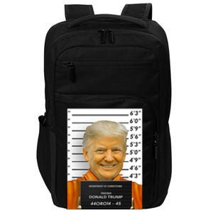 Donald Trump Mugshot Jail Prison Impact Tech Backpack