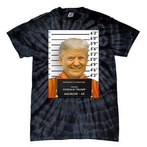 Donald Trump Mugshot Jail Prison Tie-Dye T-Shirt