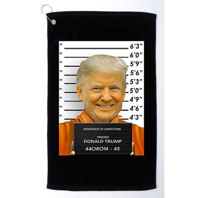 Donald Trump Mugshot Jail Prison Golf Towel