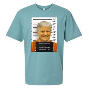 Donald Trump Mugshot Jail Prison Sueded Cloud Jersey T-Shirt