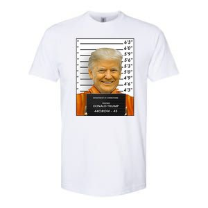 Donald Trump Mugshot Jail Prison Softstyle CVC T-Shirt