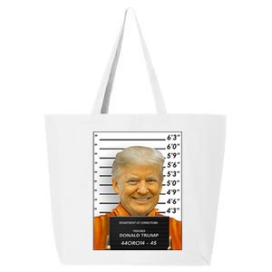 Donald Trump Mugshot Jail Prison 25L Jumbo Tote