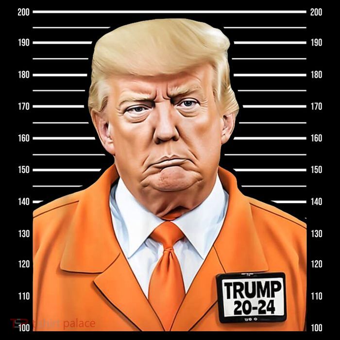 Donald Trump Mug Shot 2024 Orange Jail Suit Impact Tech Backpack