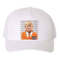 Donald Trump Mug Shot 2024 Orange Jail Suit Yupoong Adult 5-Panel Trucker Hat