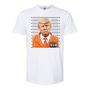 Donald Trump Mug Shot 2024 Orange Jail Suit Softstyle® CVC T-Shirt