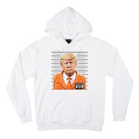 Donald Trump Mug Shot 2024 Orange Jail Suit Hoodie