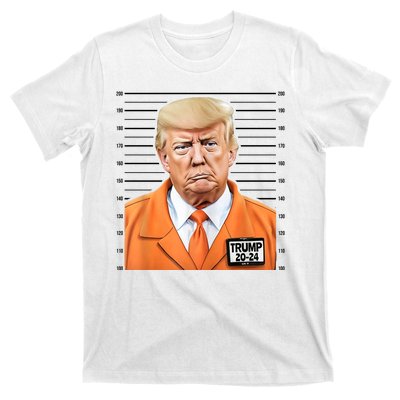 Donald Trump Mug Shot 2024 Orange Jail Suit T-Shirt