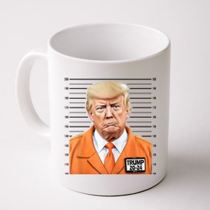 Donald Trump Mug Shot 2024 Orange Jail Suit Coffee Mug