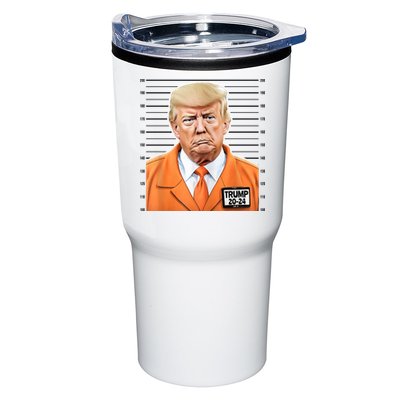 Donald Trump Mug Shot 2024 Orange Jail Suit Tumbler