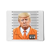 Donald Trump Mug Shot 2024 Orange Jail Suit Mousepad