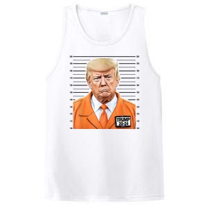 Donald Trump Mug Shot 2024 Orange Jail Suit PosiCharge Competitor Tank