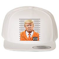 Donald Trump Mug Shot 2024 Orange Jail Suit Wool Snapback Cap