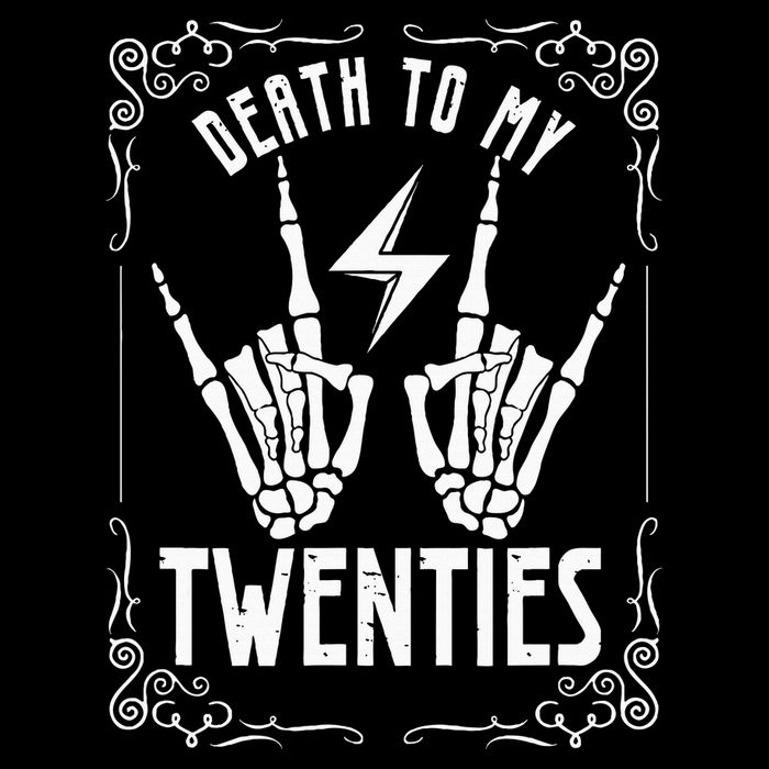 Death To My Twenties 20s 30th Birthday 30 Years Old Skeleton City Backpack
