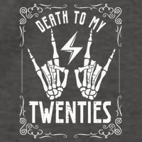 Death To My Twenties 20s 30th Birthday 30 Years Old Skeleton Vector Backpack