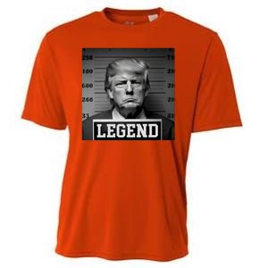 Donald Trump Mugshot Legend Cooling Performance Crew T-Shirt