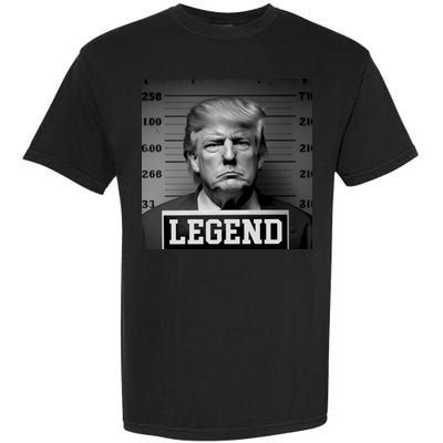 Donald Trump Mugshot Legend Garment-Dyed Heavyweight T-Shirt