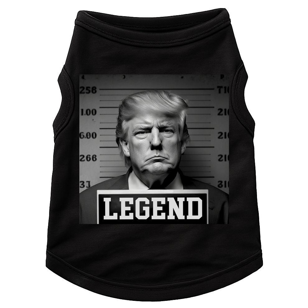 Donald Trump Mugshot Legend Doggie Tank