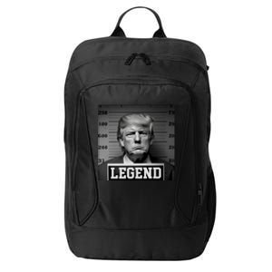 Donald Trump Mugshot Legend City Backpack