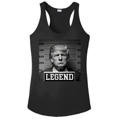 Donald Trump Mugshot Legend Ladies PosiCharge Competitor Racerback Tank