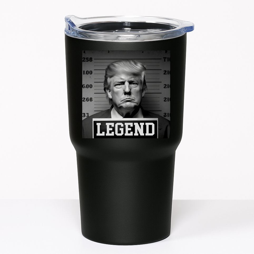 Donald Trump Mugshot Legend Tumbler