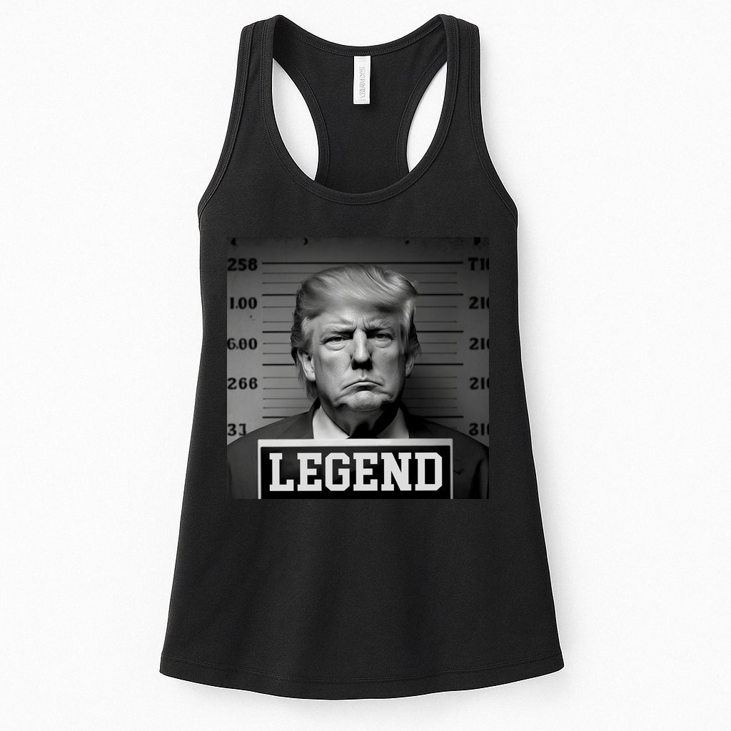 Donald Trump Mugshot Legend Womens Tank Top