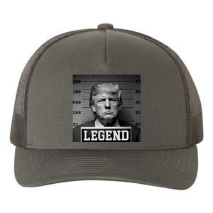 Donald Trump Mugshot Legend Yupoong Adult 5-Panel Trucker Hat