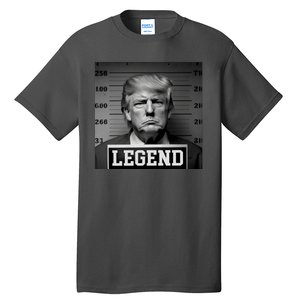 Donald Trump Mugshot Legend Tall T-Shirt