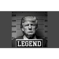 Donald Trump Mugshot Legend Bumper Sticker