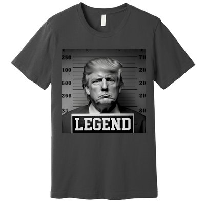 Donald Trump Mugshot Legend Premium T-Shirt
