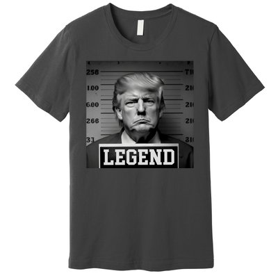 Donald Trump Mugshot Legend Premium T-Shirt