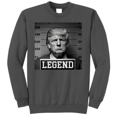 Donald Trump Mugshot Legend Tall Sweatshirt