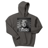 Donald Trump Mugshot Legend Kids Hoodie