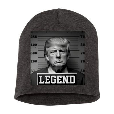 Donald Trump Mugshot Legend Short Acrylic Beanie