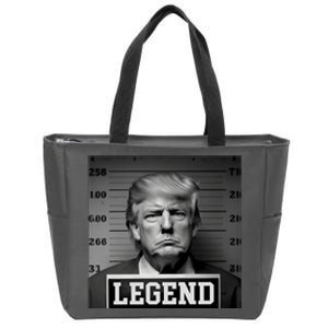 Donald Trump Mugshot Legend Zip Tote Bag